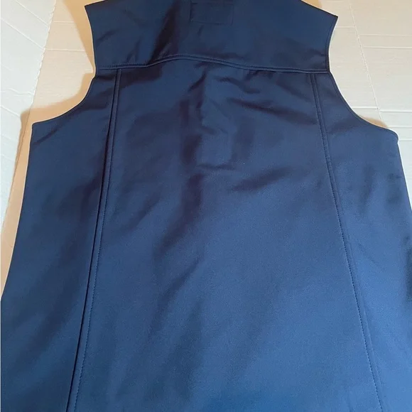 IZOD Men’s Navy Softshell Zip Vest Lightweight Golf Outdoor Casual Size M NWOT - Picture 14 of 15